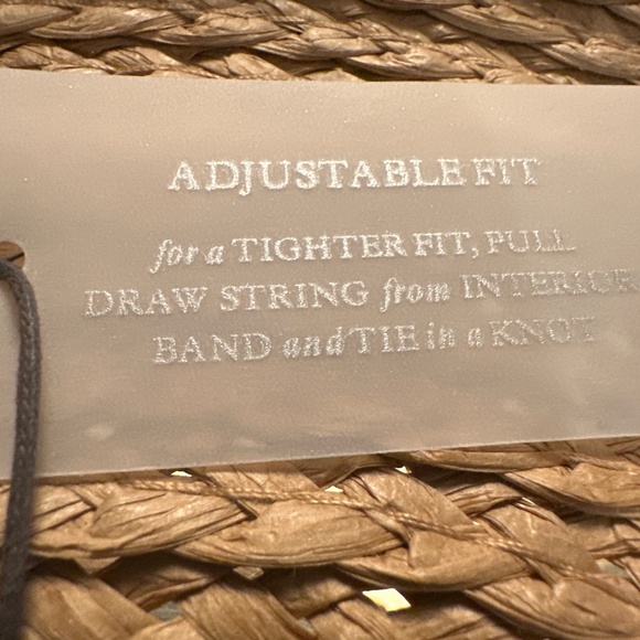 NWT Adjustable Vince Camino  Straw Hat - Picture 8 of 10